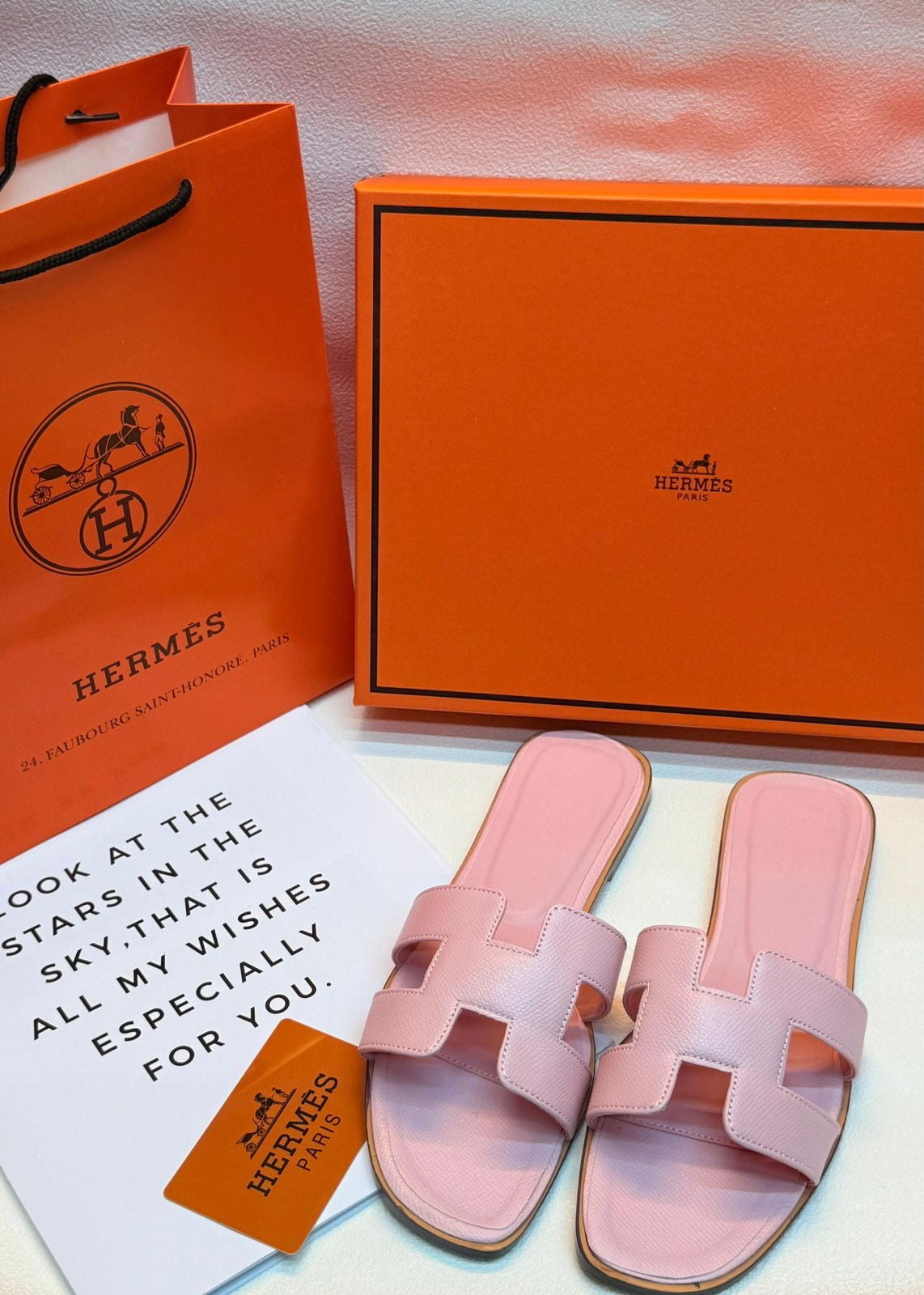 Hermes Oran - Full Pink