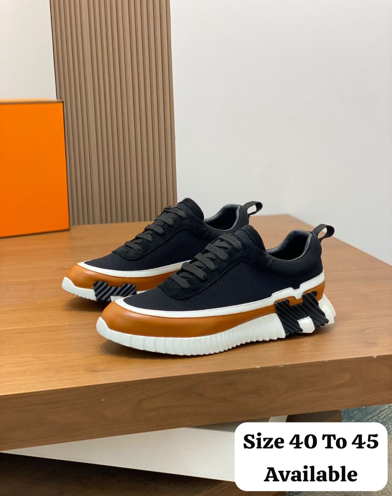 Hermes Bouncing - Black White Brown