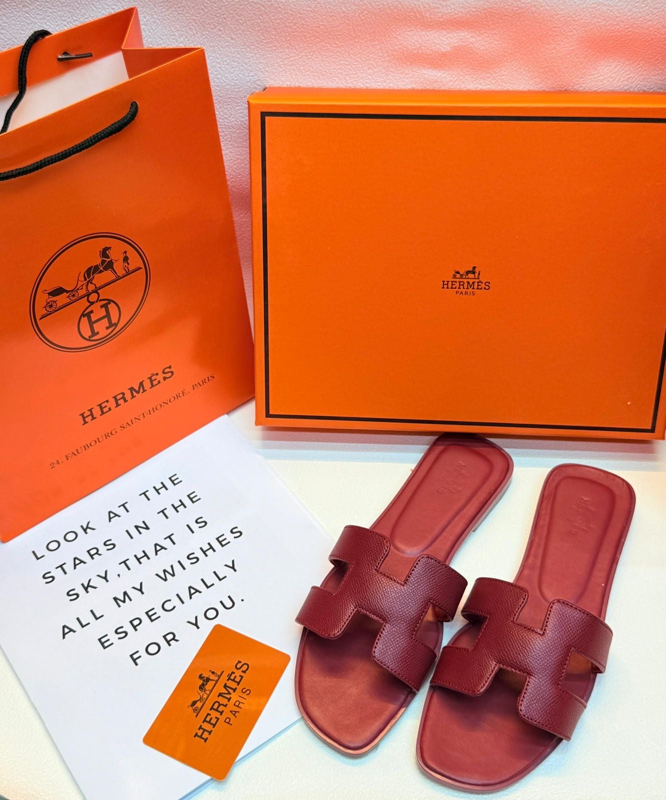 Hermes Oran - Full Red