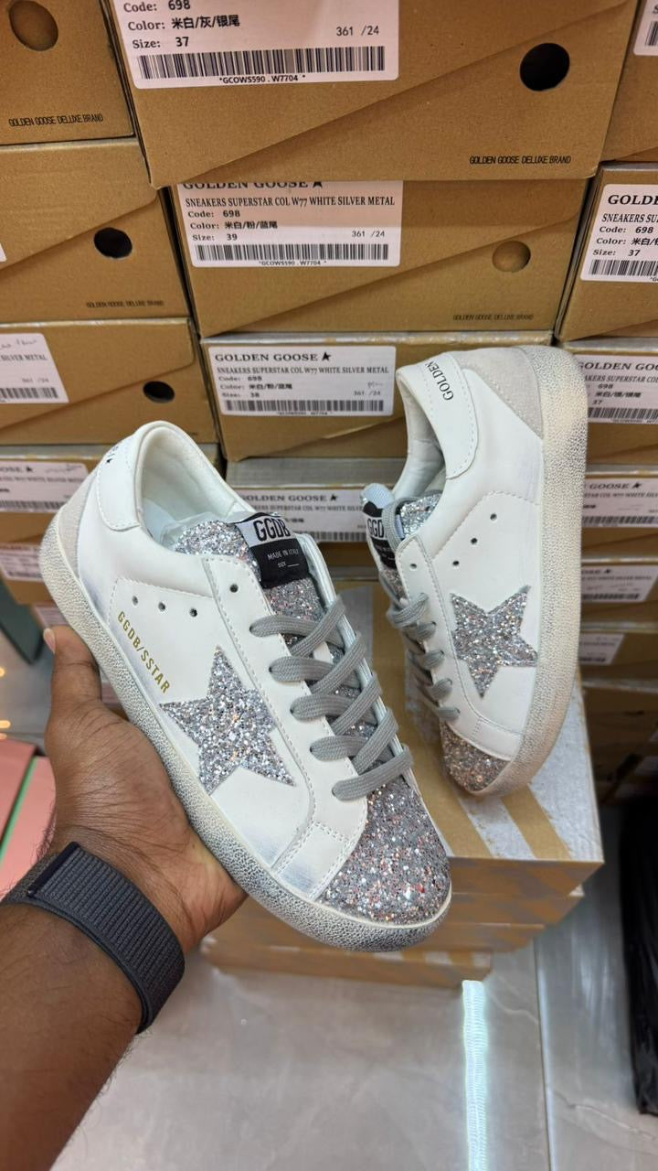Golden Goose - Glittery Silver