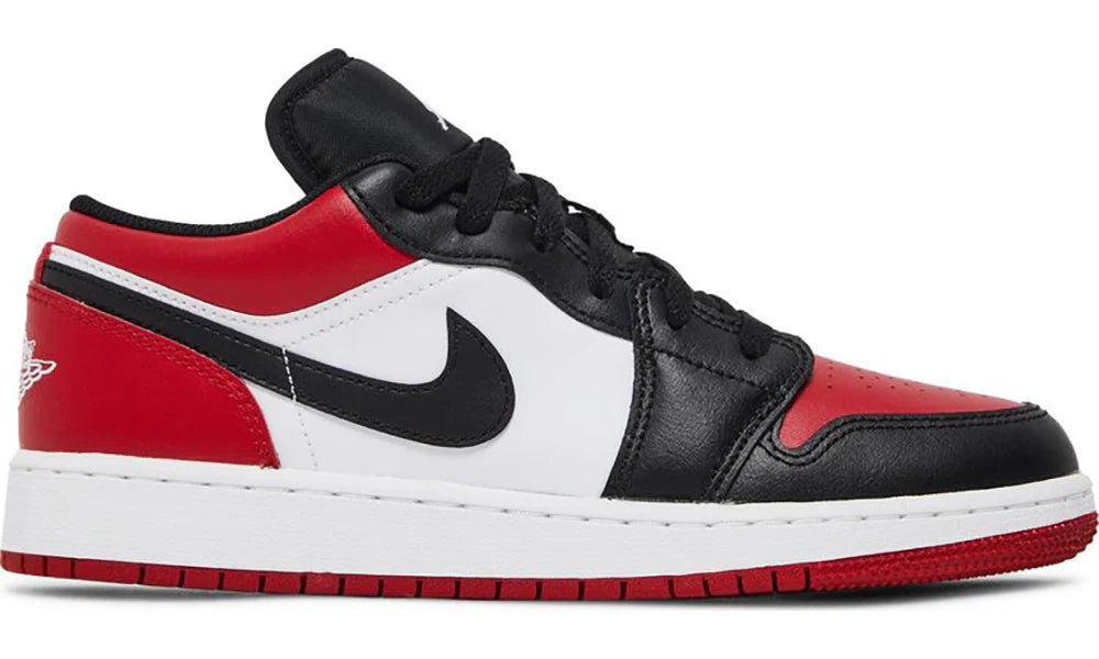 Air Jordan 1 Low GS - Bred Toe