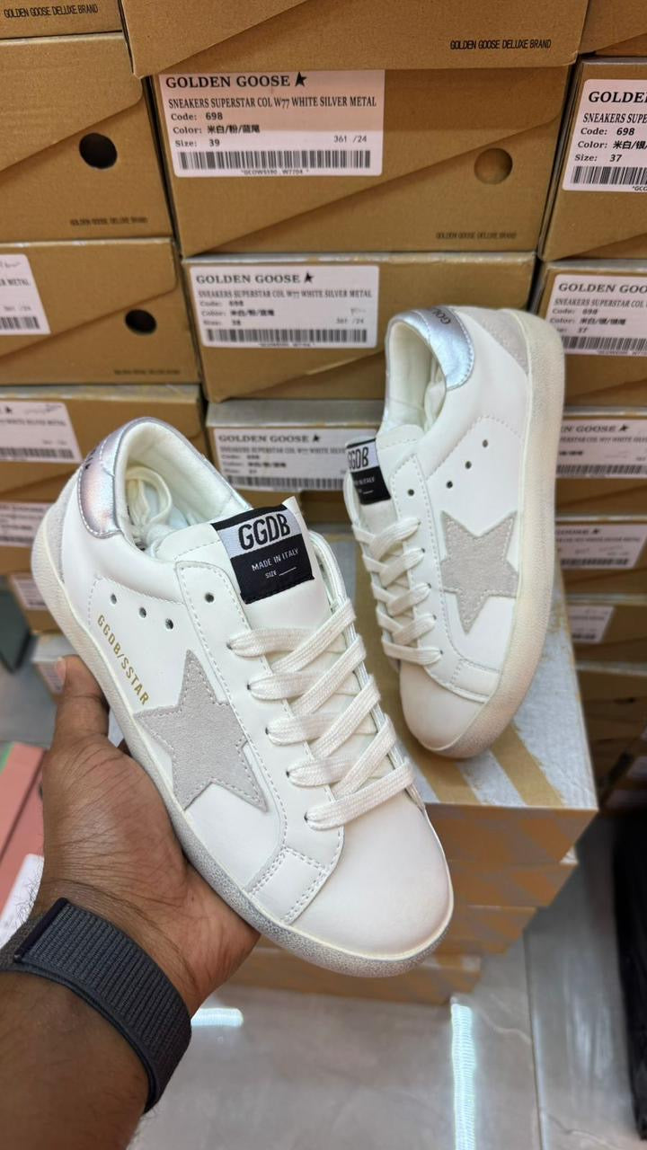 Golden Goose - White Silver