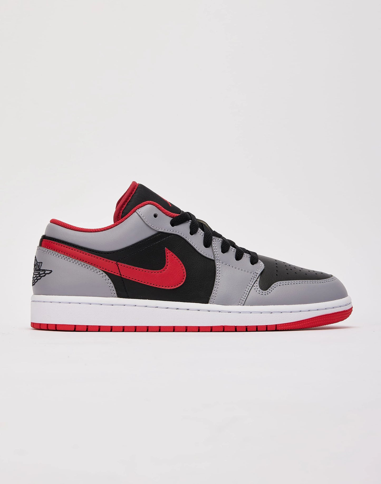 Air Jordan 1 Low - Black / Grey/ Red