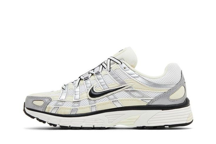 Nike P-6000 - Coconut Milk Metallic Silver