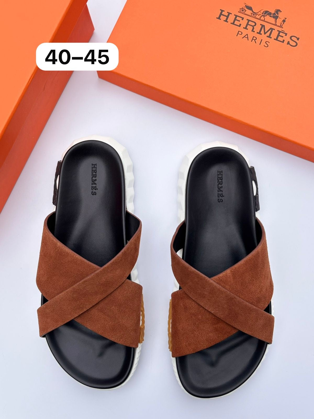 Hermes Infra - Brown Suede