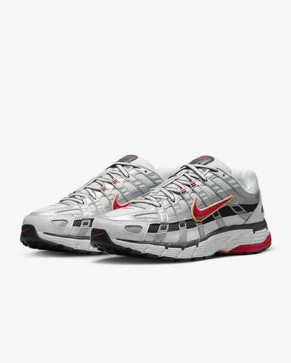 Nike P-6000 -  Platinum/Varsity Red