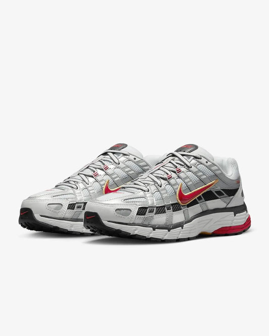 Nike P-6000 -  Platinum/Varsity Red