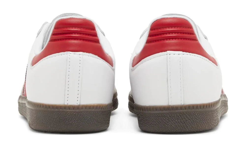 Adidas Samba - White Scarlet
