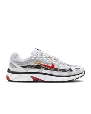 Nike P-6000 -  Platinum/Varsity Red