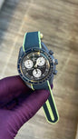 Swatch x Omega Bioceramic Moonswatch Mission to Neptune - Dark Blue Green