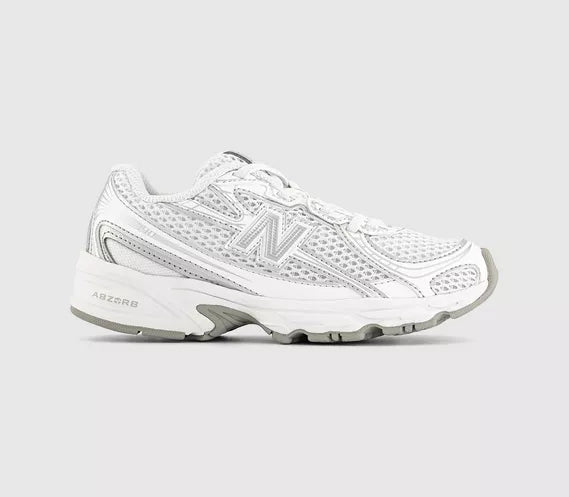 New Balance 740 - White Silver Metallic