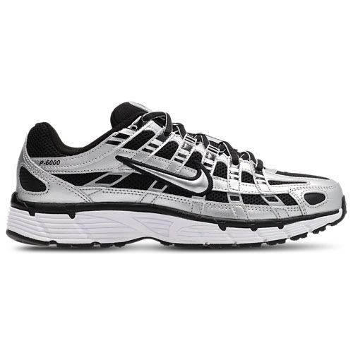 Nike P-6000 - Metallic Silver Black White