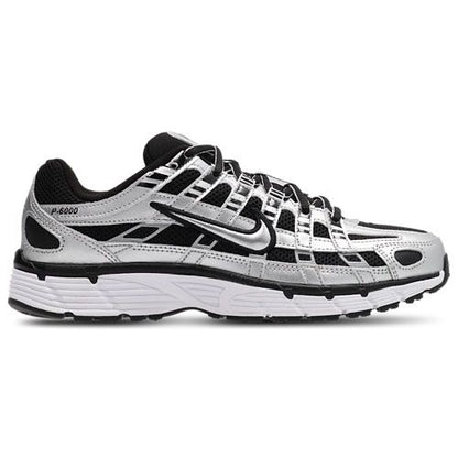 Nike P-6000 - Metallic Silver Black White