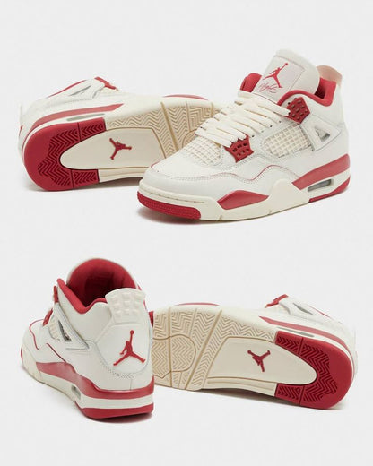 Air Jordan 4 Retro - White / Red