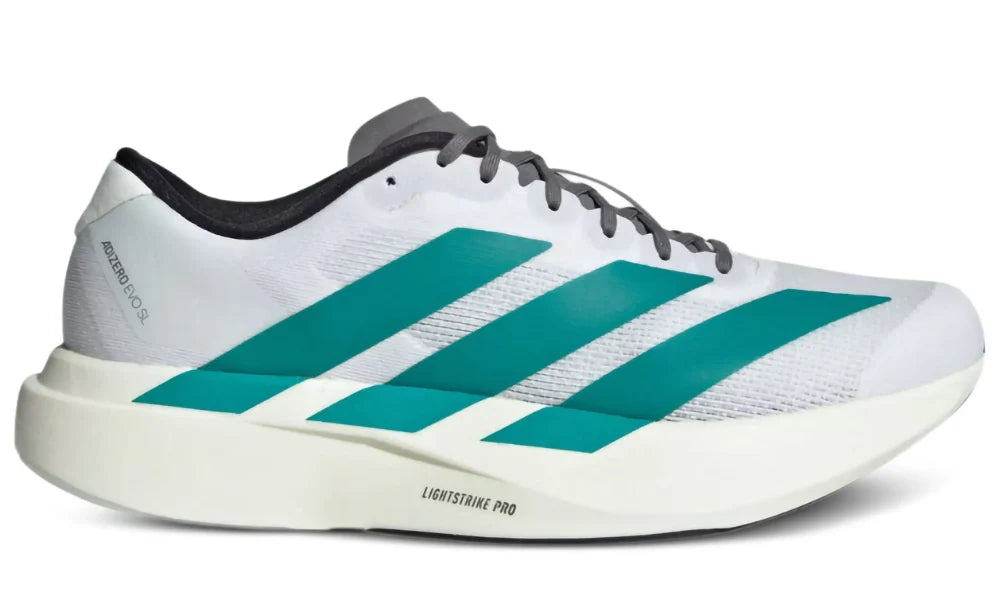Adidas AdiZero EVO SL - Cloud White/Pure Teal