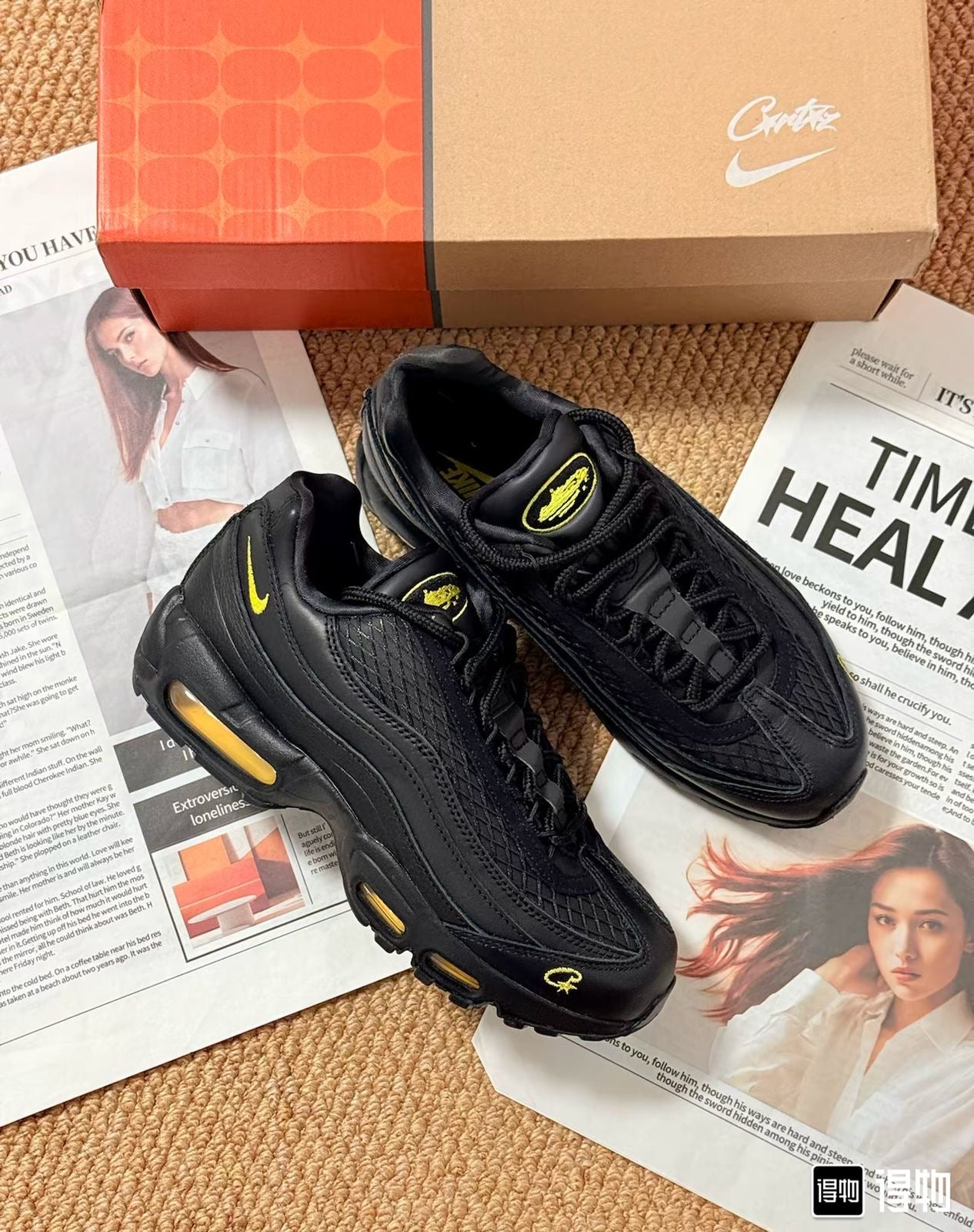 Nike x Corteiz Air Max 95 - Honey/Black