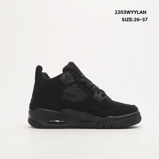 Kids Air Jordan Retro - Full Black