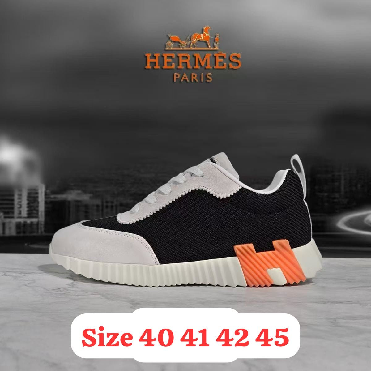 Hermes Bouncing - Black White