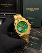 Audemars Piguet Royal Oak Chronograph - Gold Green