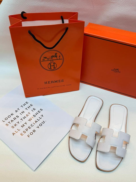 Hermes Oran - Full White