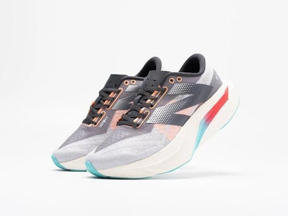 New Balance FuelCell SuperComp Elite v4 - grey, white, and orange