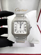 Cartier Santos - silver white
