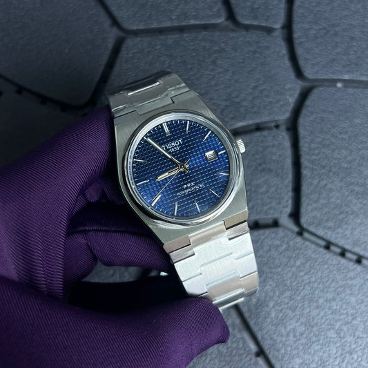 Tissot PRX - Silver Navy