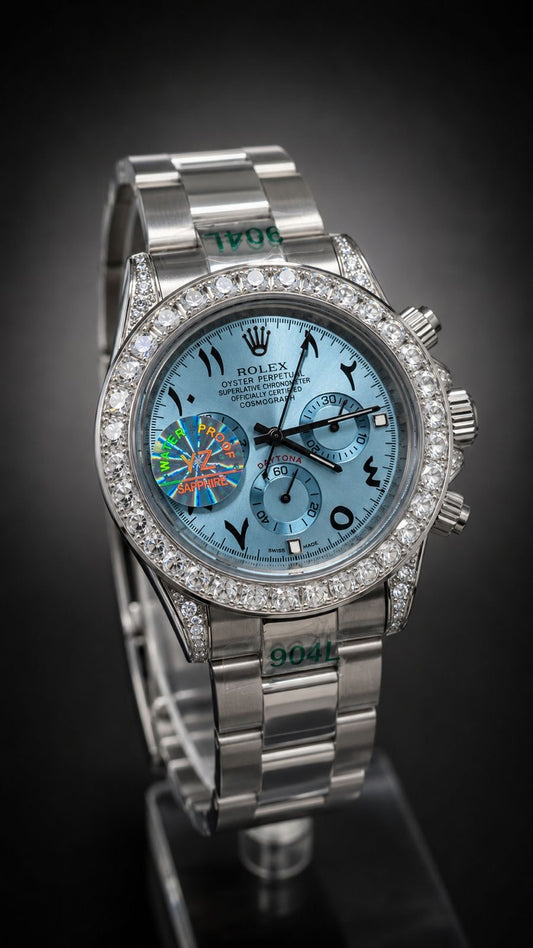Rolex Daytona Ice Blue Arabic dial