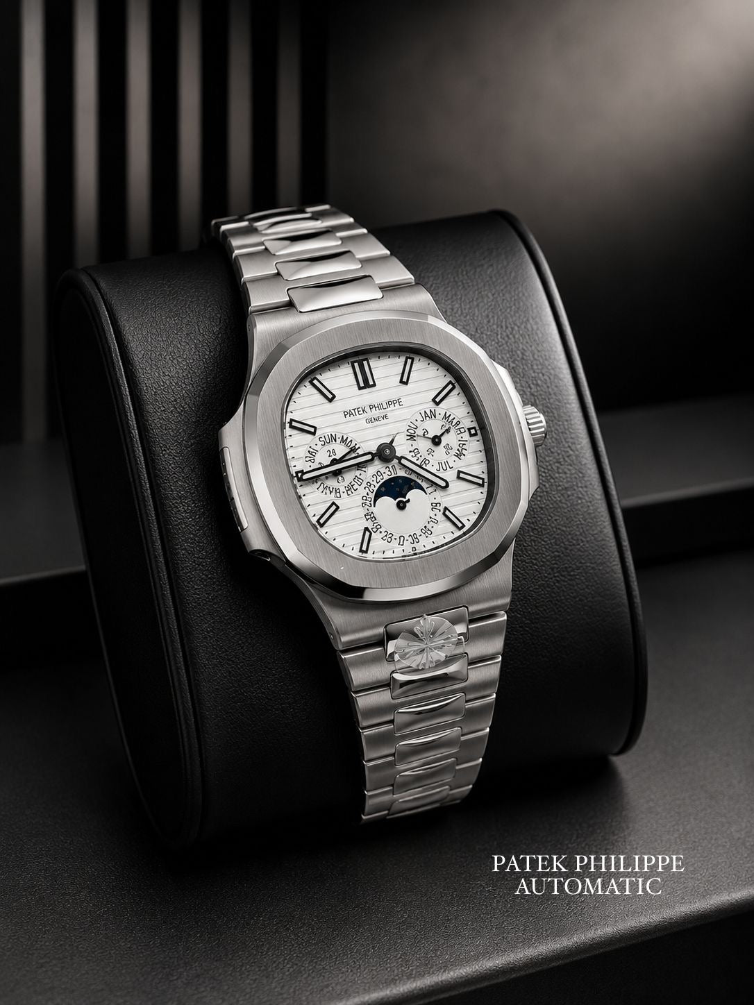 Patek Philippe Nautilus Moon Phase - White