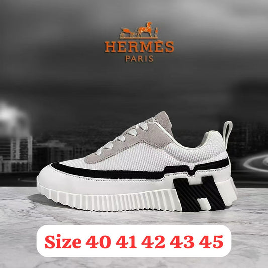 Hermes Bouncing - White Black Khaki
