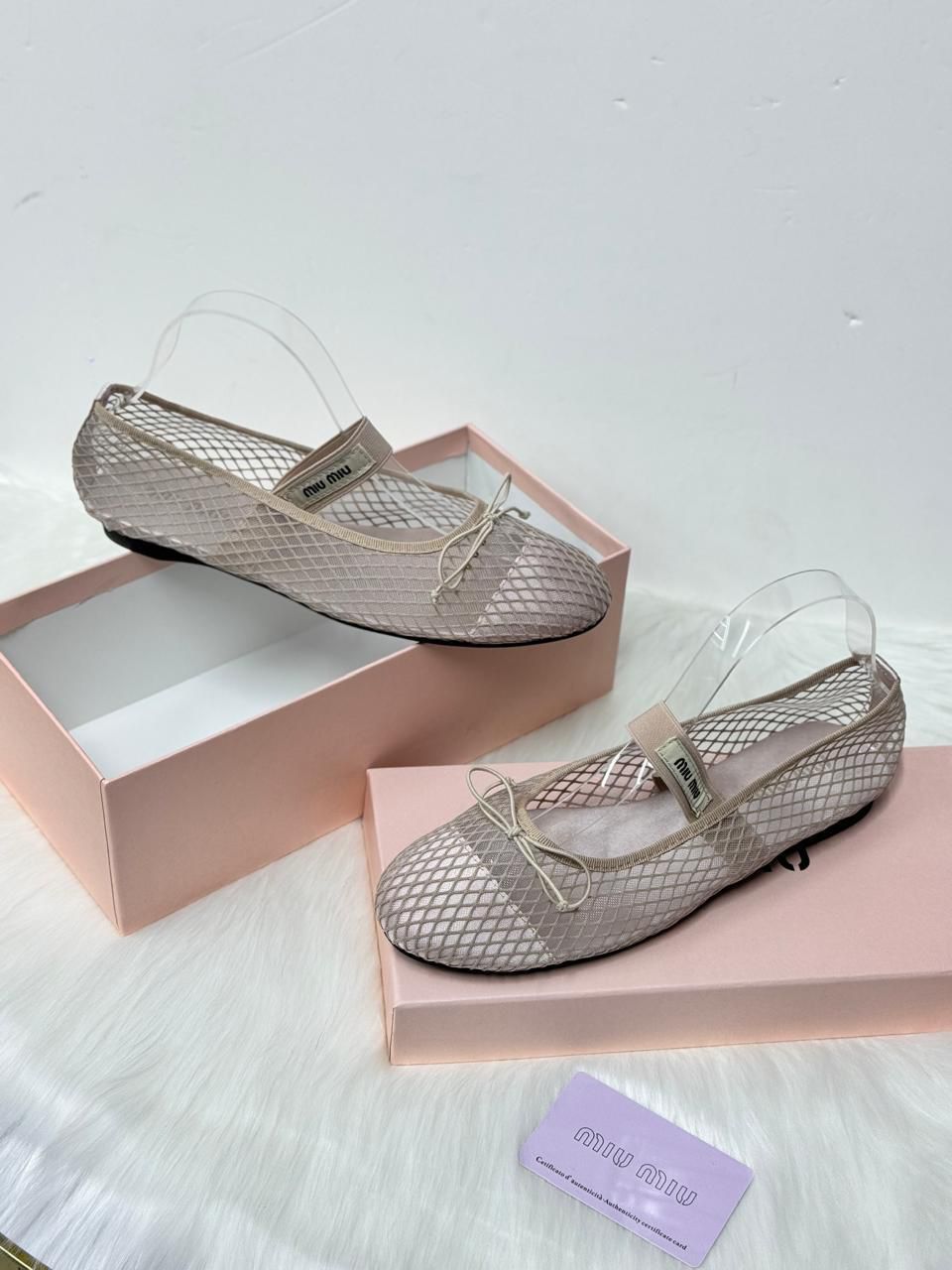 Mui Mui Ballerina - Beige