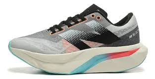 New Balance FuelCell SuperComp Elite v4 - grey, white, and orange