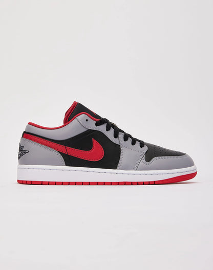Air Jordan 1 Low - Black / Grey/ Red