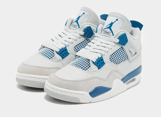 Air Jordan 4 Retro - White / Blue