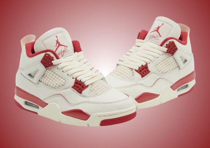 Air Jordan 4 Retro - White / Red
