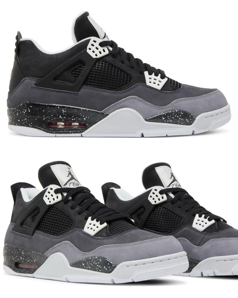 Air Jordan 4 Retro - Black / Grey