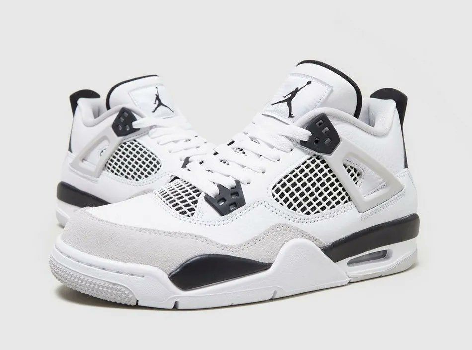 Air Jordan 4 Retro - White / Black