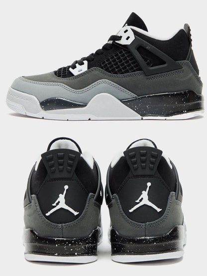 Air Jordan 4 Retro - Black / Grey