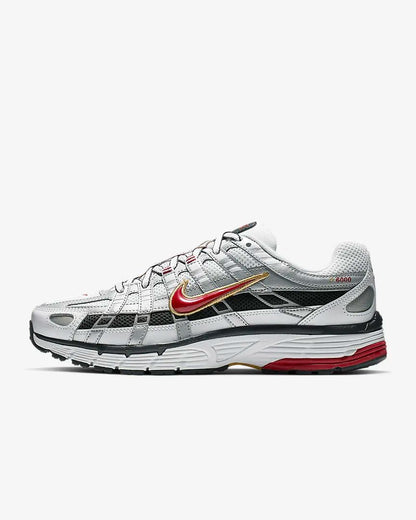 Nike P-6000 -  Platinum/Varsity Red
